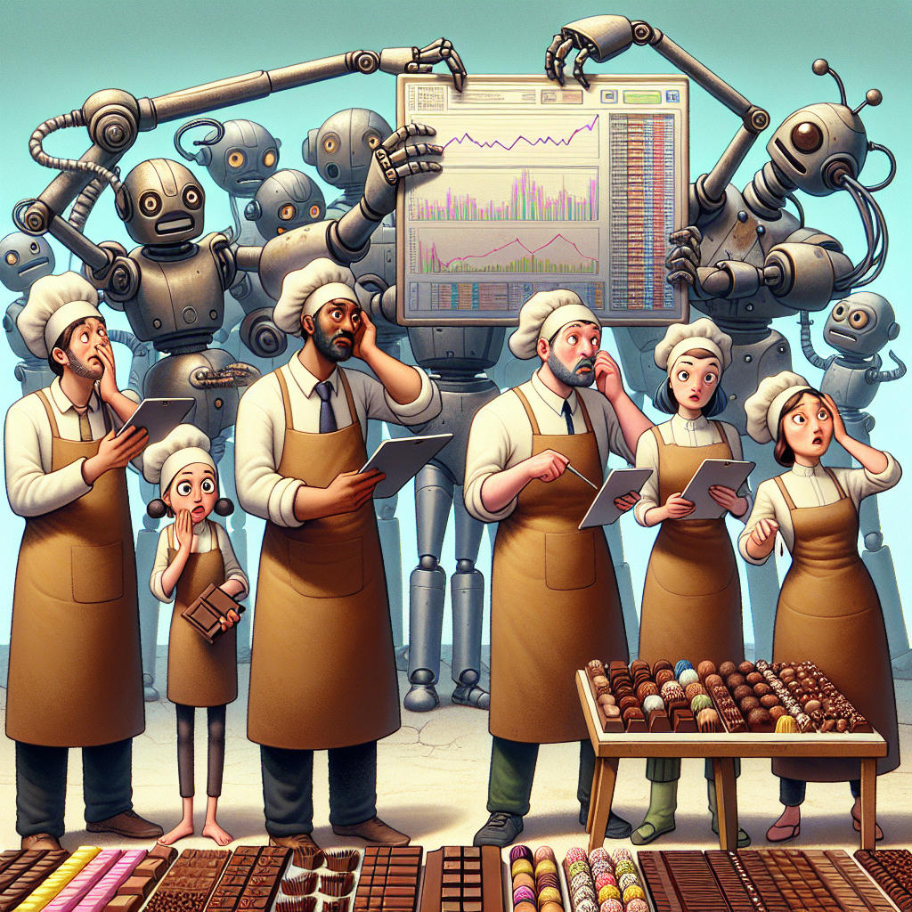 Chocolatiers reacting to Skynet's chocolate report