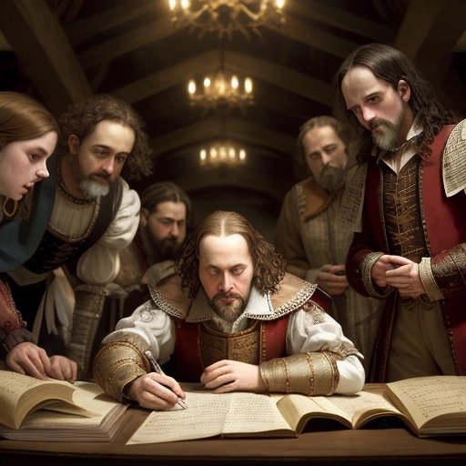 Shakespeare conspiracy theory artwork