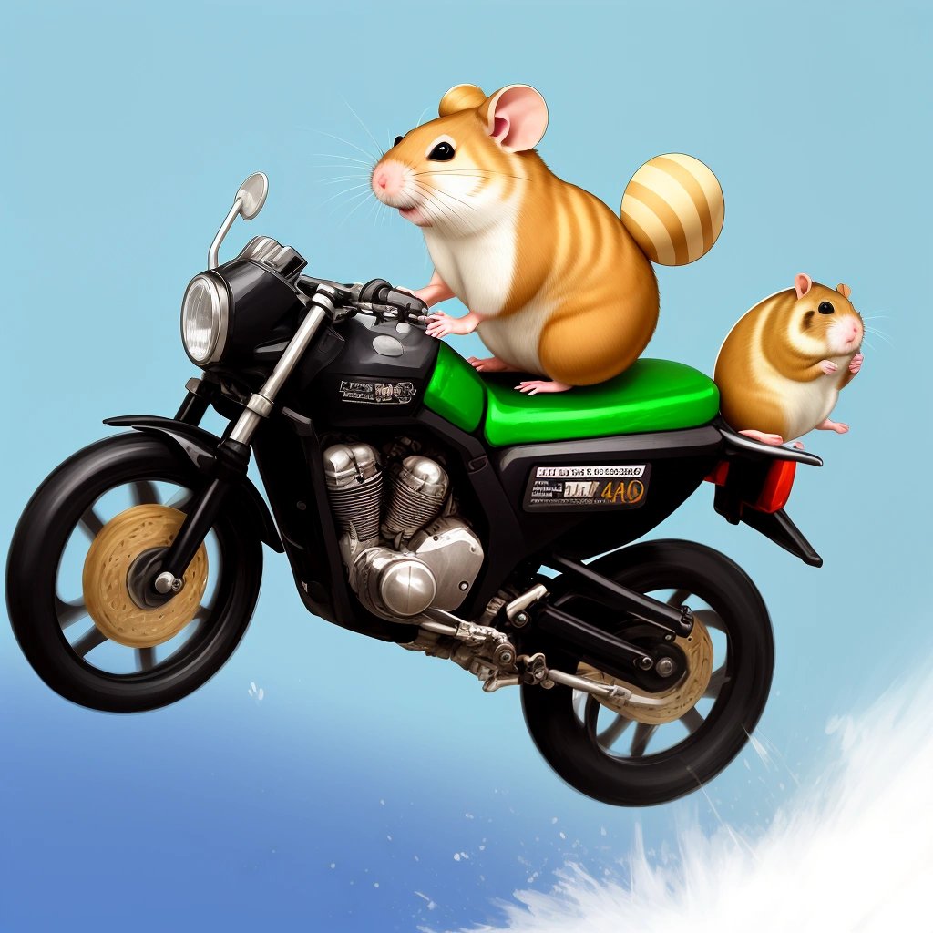 Hamster rider on the Drunk Hamster Edition