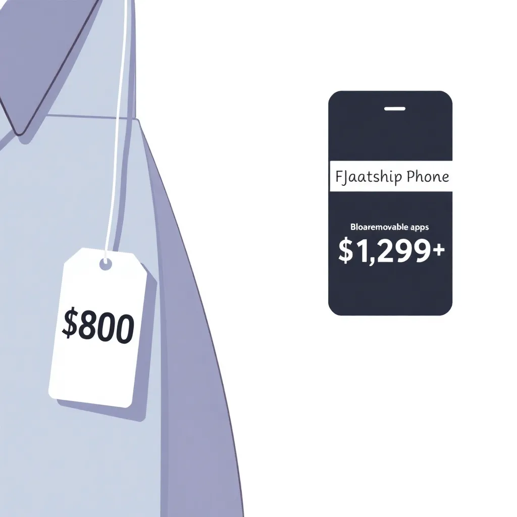 $800 vs “Pro Max Ultra Titanium” satire comparison