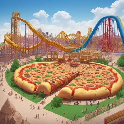 Pharaoh's Pizza Palace theme park concept