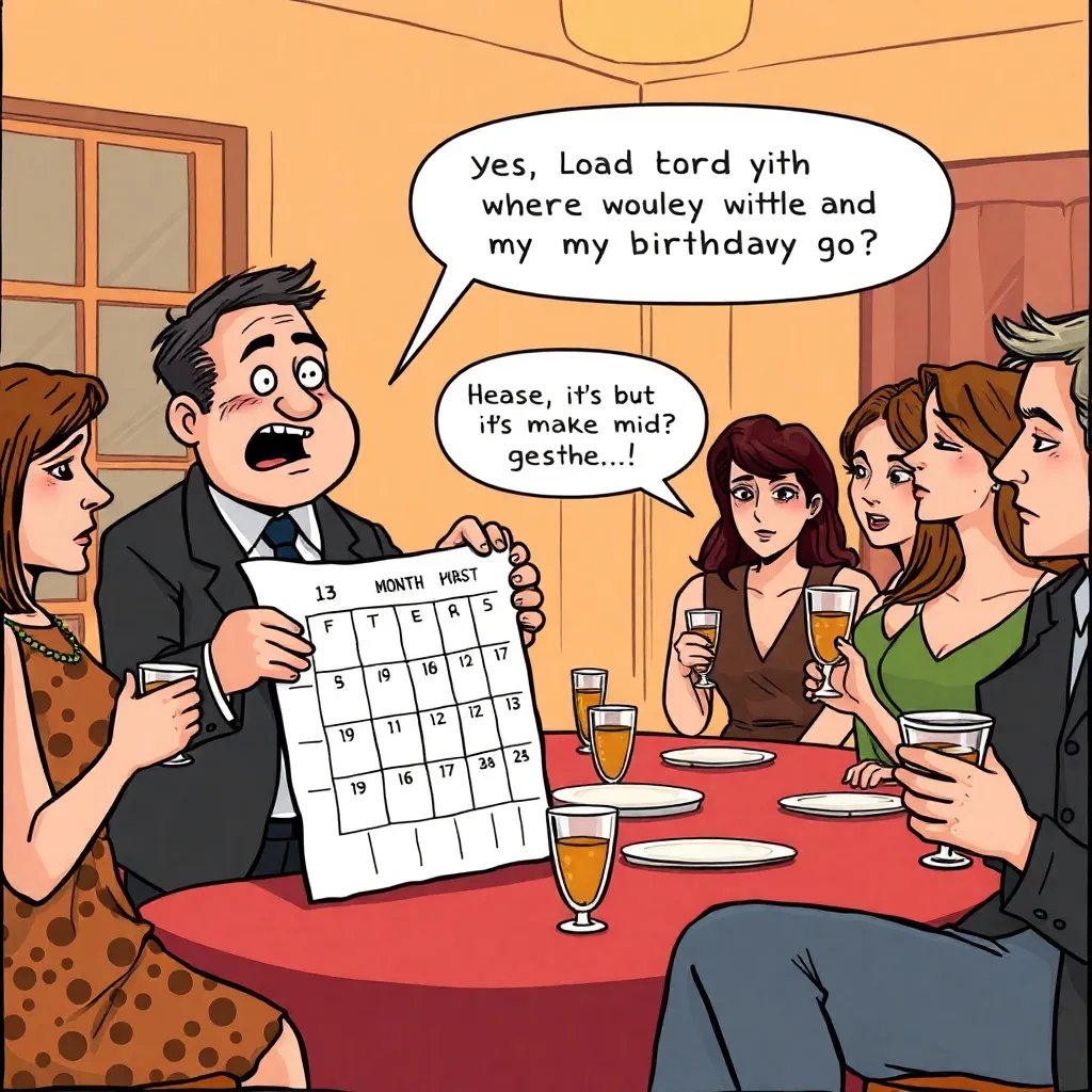 The party menace: someone explaining the rationality of 13 months