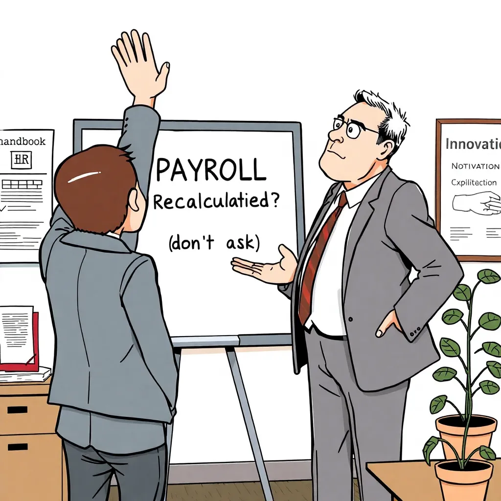 Employee asks about pay