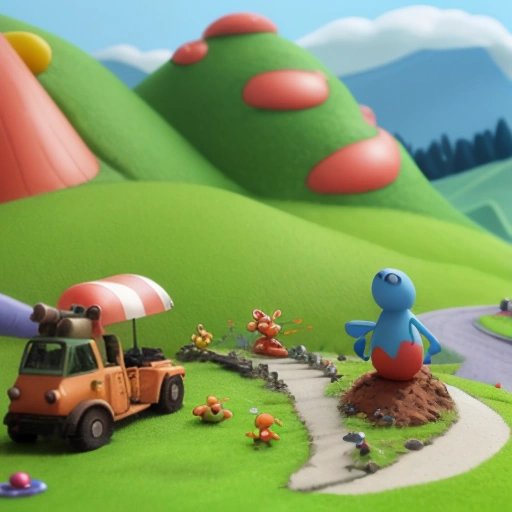 Pikmin movie set