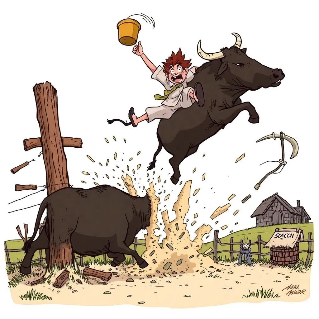 The fence post becomes legend