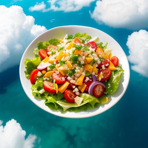 Greek god presenting a Super Salad