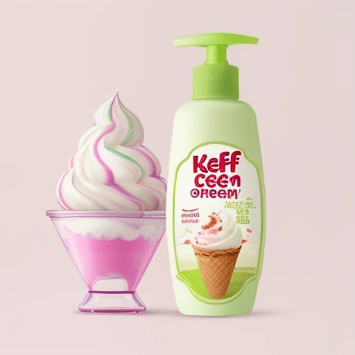 Keff Ice Cream Scented Body Wash bottle