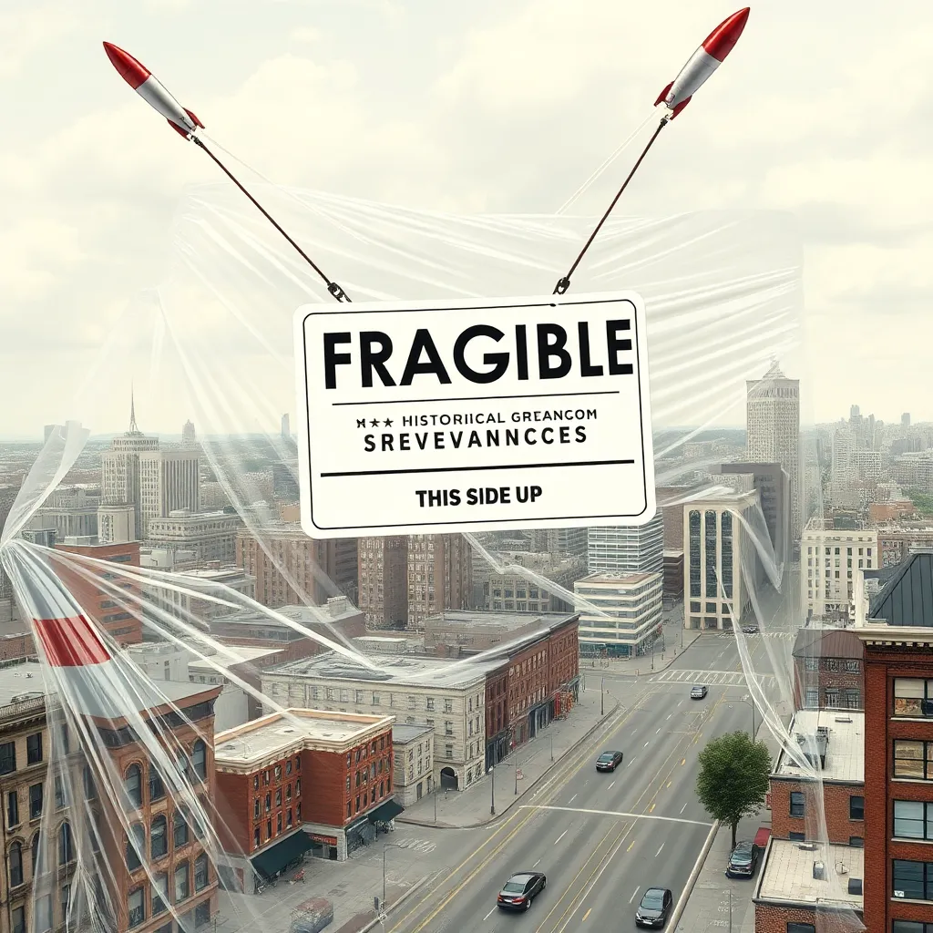 Boston wrapped in “the world’s largest shrink wrap”