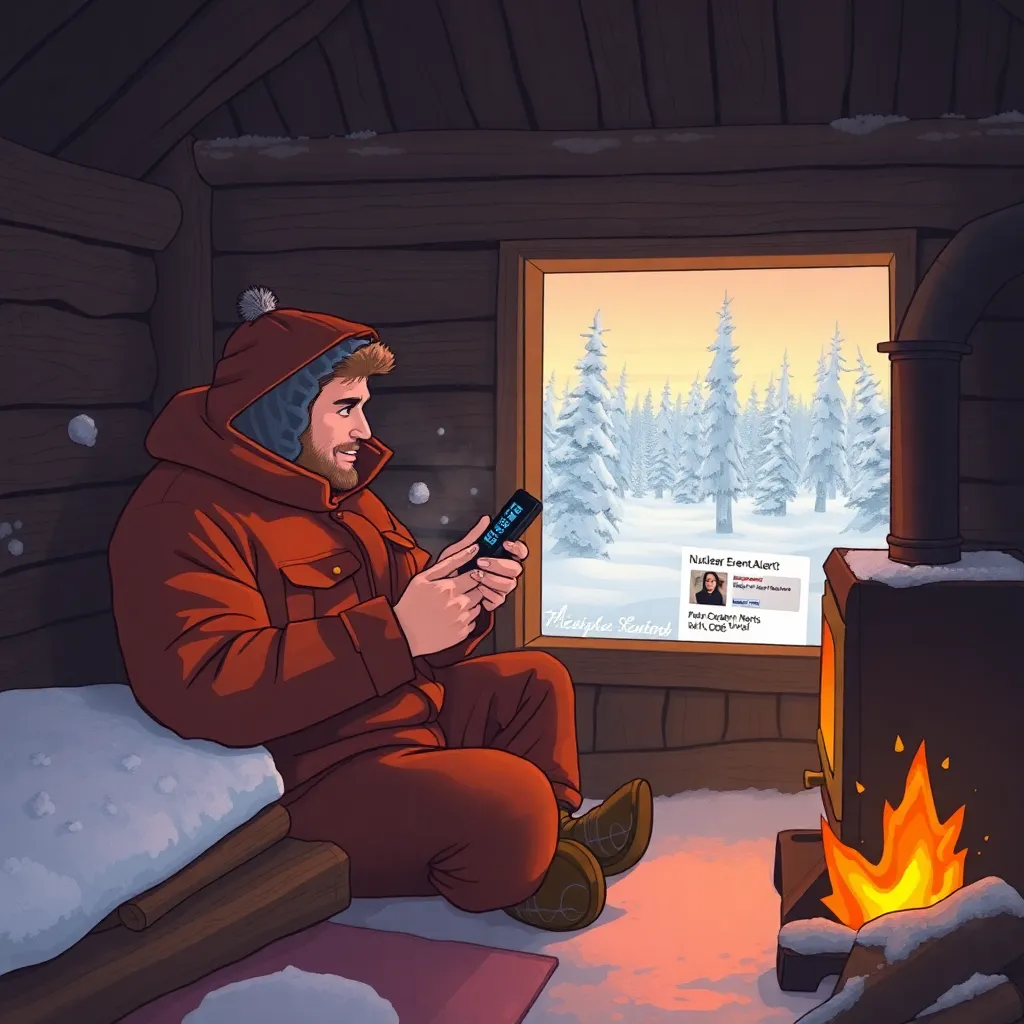 Remote “nearest settlement” resident learns via push notification