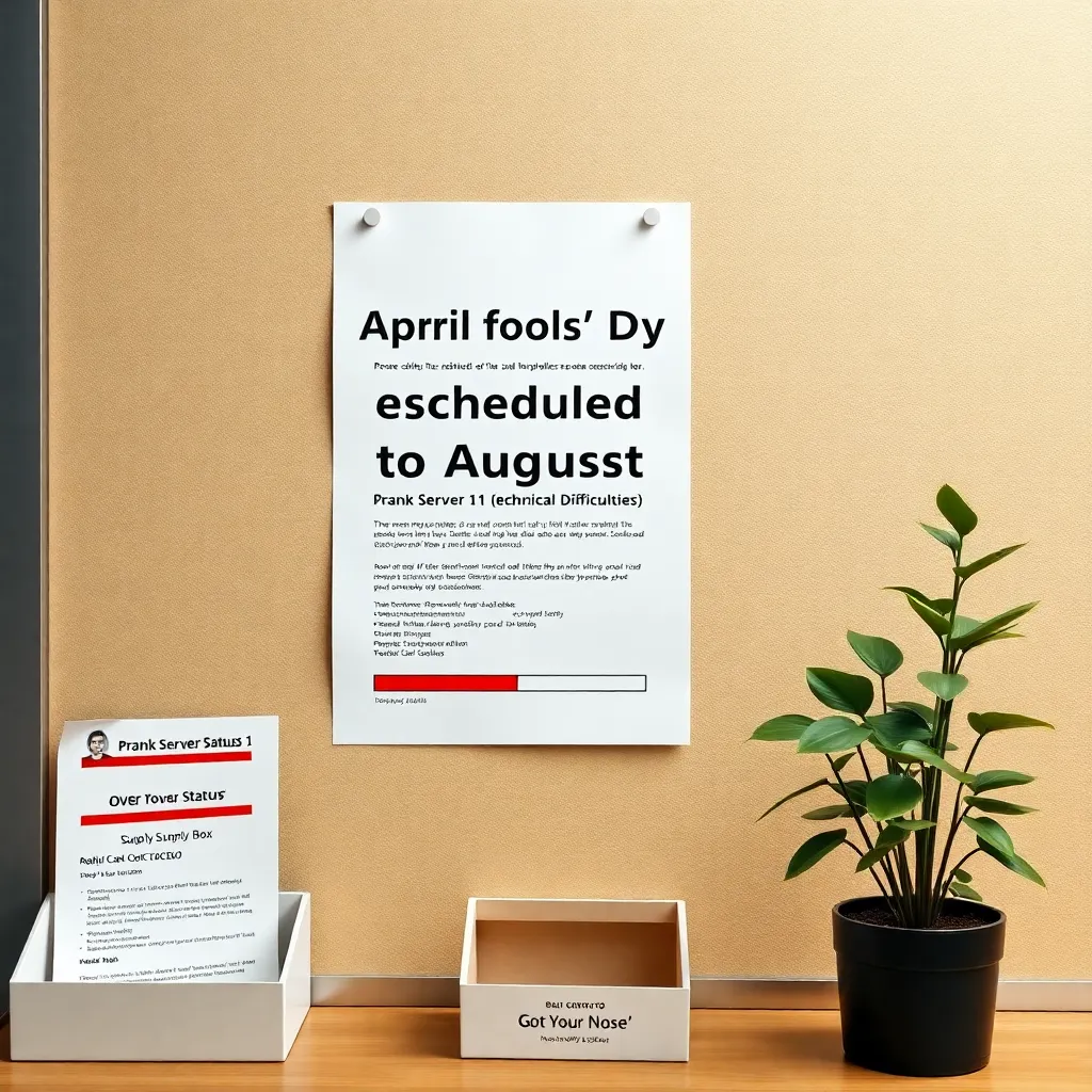 April Fools’ Day delayed to August 1st