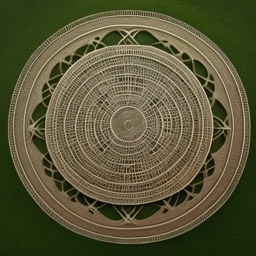 An intricate crop circle