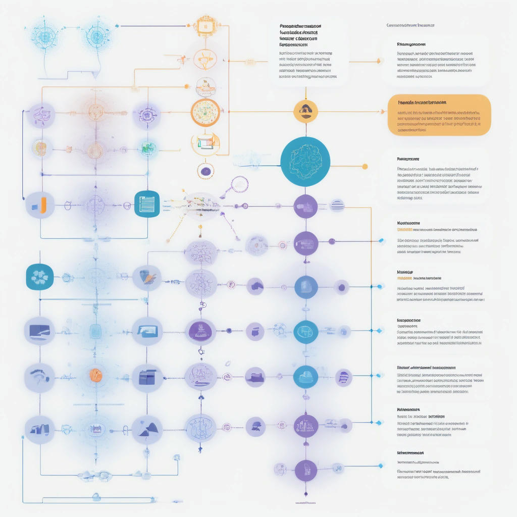 Diagram illustrating the differences between AI-generated text and human thought processes.