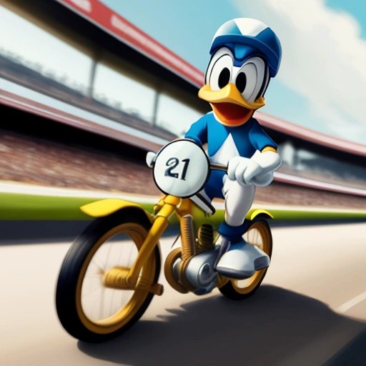 Donald Duck in Fast and Furious 69