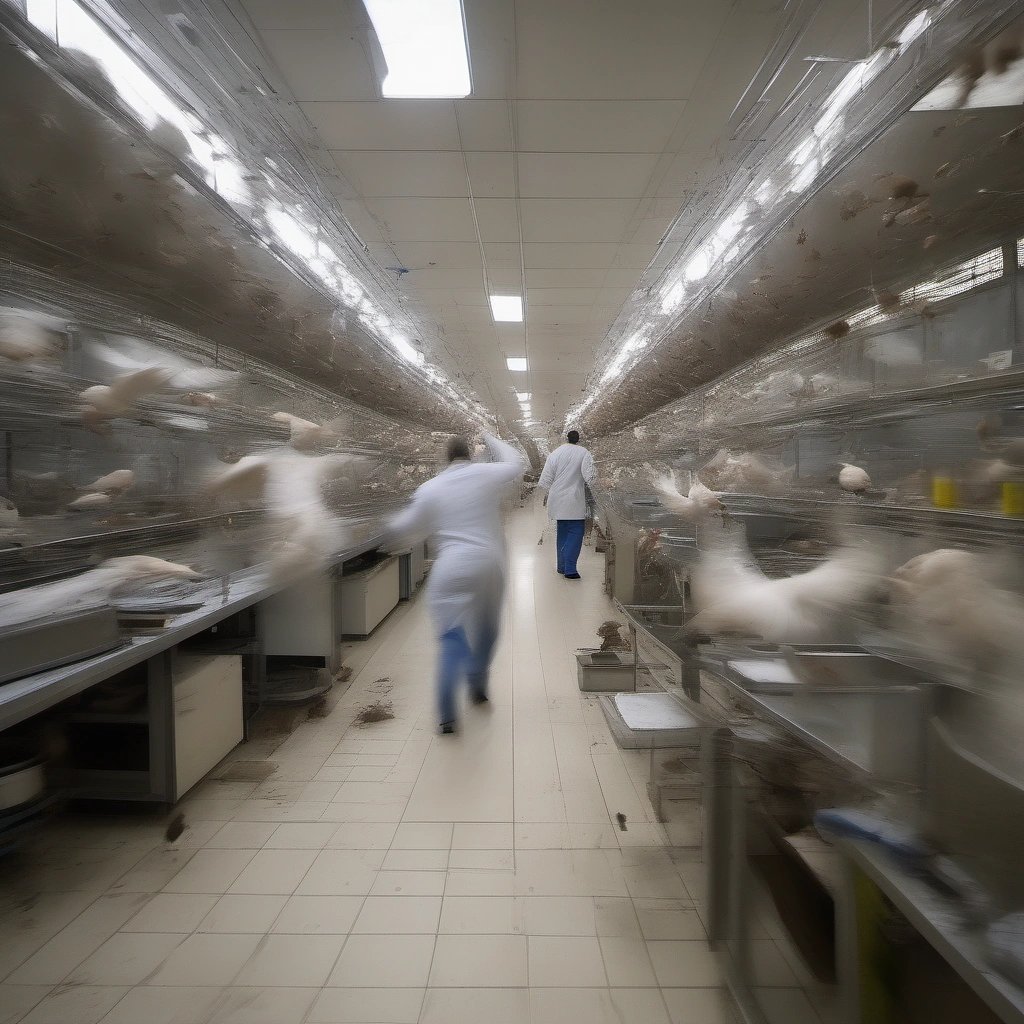 Chickens causing chaos in the CERN facility