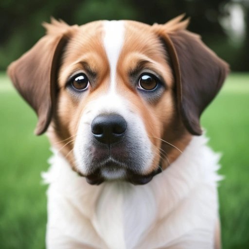 Dog with puppy dog eyes