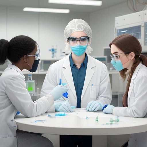 Scientists discussing the implications of using germs to fight germs