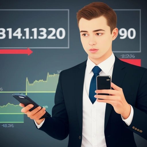 Investor shocked by the stock market plummeting trend