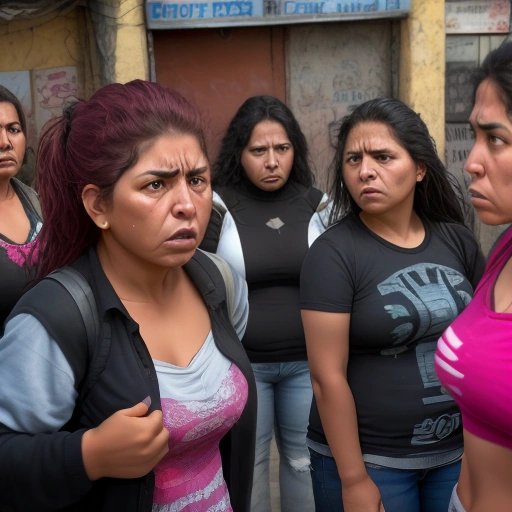 Frustrated women in Tijuana