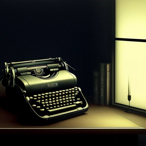 Sinister AI-typewriter
