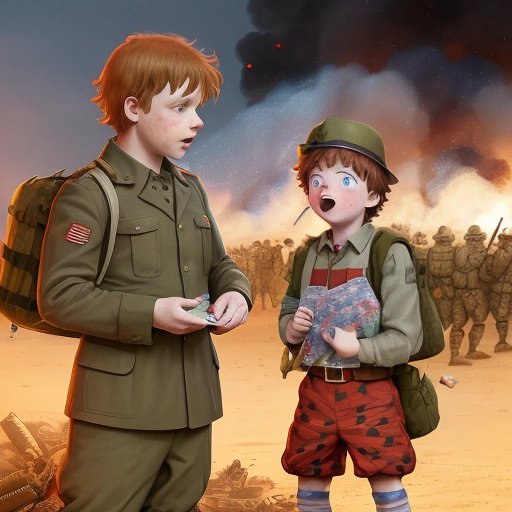 Horrid Henry swapping army rations for candy