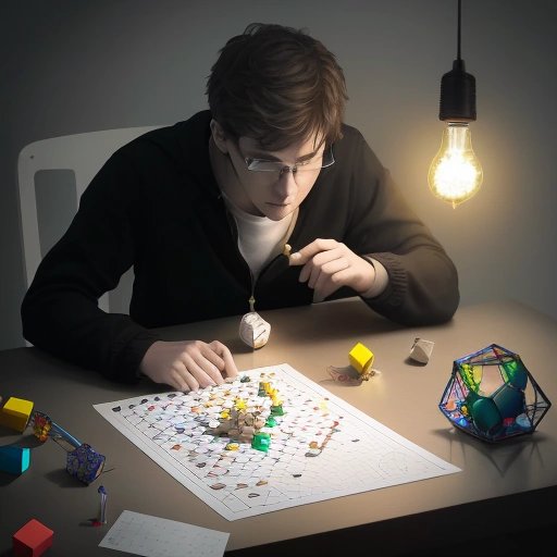 Analytical INTJ solving a Rubik's Cube