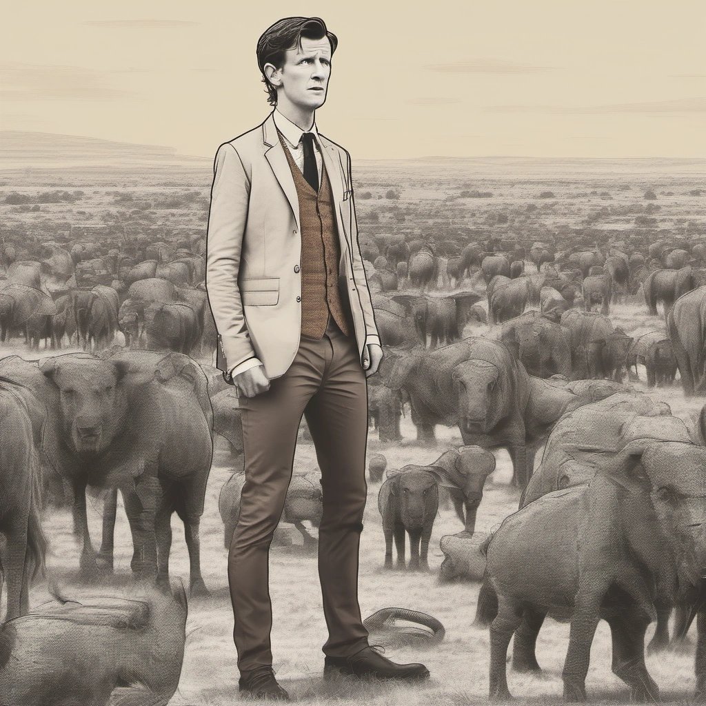 Eleventh Doctor in the Serengeti