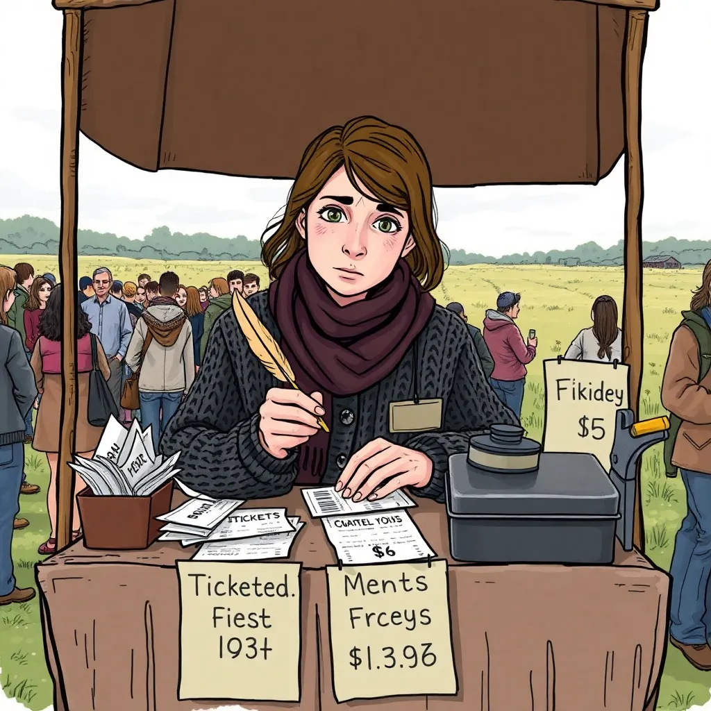 Ticketing by quill: the exhausted gatekeeper