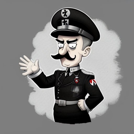 Nigel Nazi cartoon character