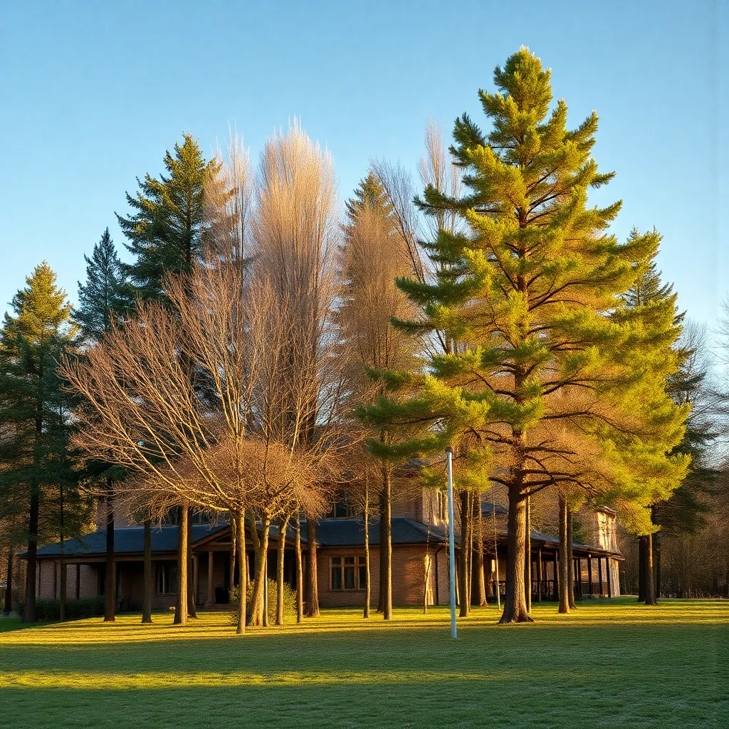 “Оголені зимові дерева” як центральна окраса