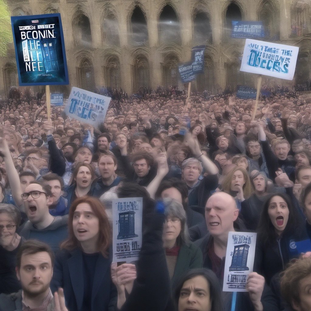 Split image of cheering and skeptical fans