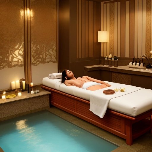 Luxurious nursing home spa