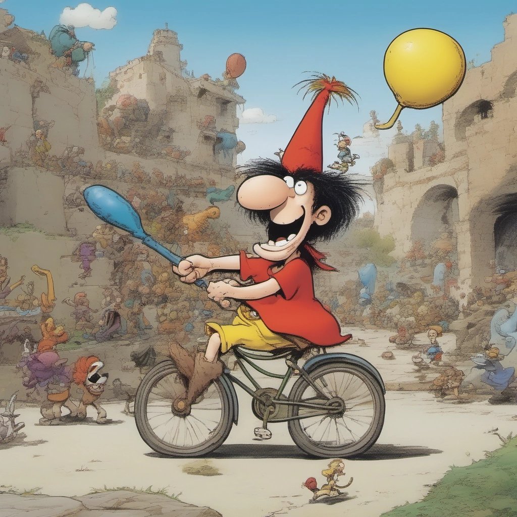 Absurd Scene in Groo the Wanderer