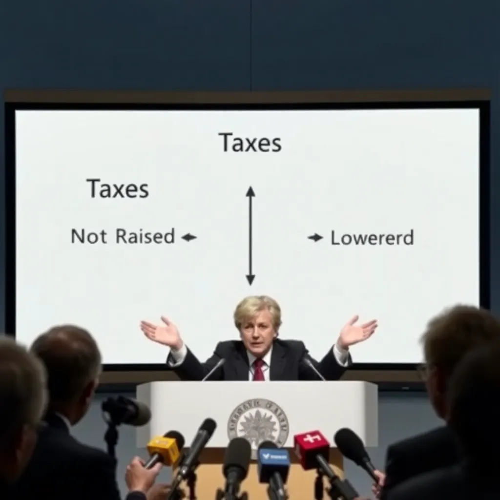 Chancellor announces taxes in a “quantum state”