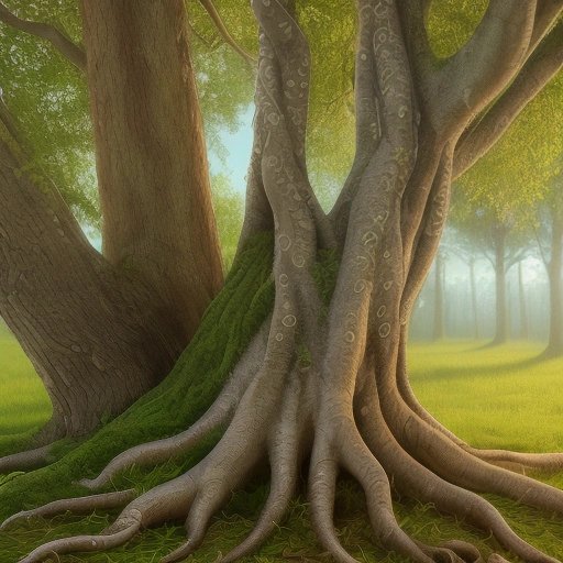 Tree octopus blending in with its surroundings