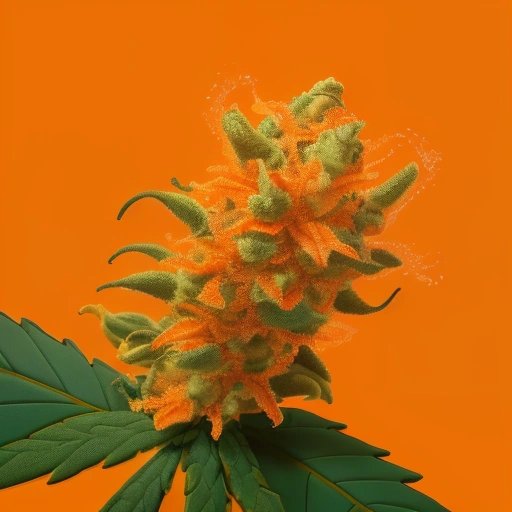 Close-up of a cannabis bud