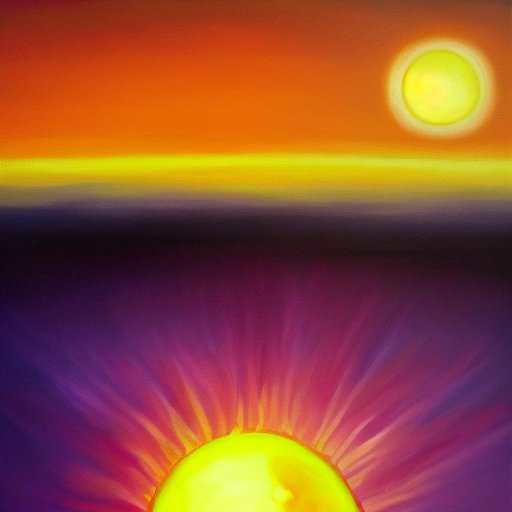 The Sun Baby rising over Teletubbyland