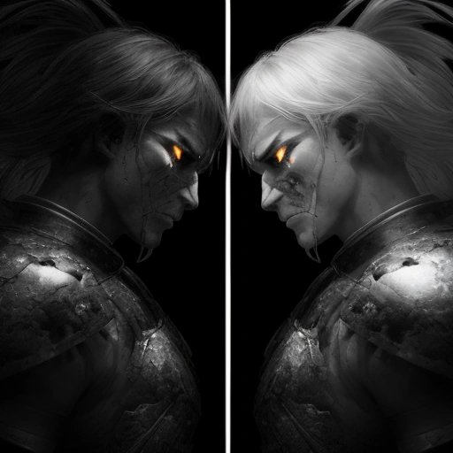 Warriors in battle