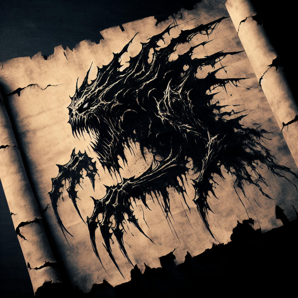 A classic representation of a grue