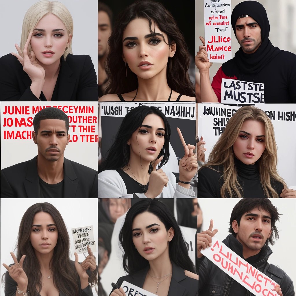 Celebrities demanding justice