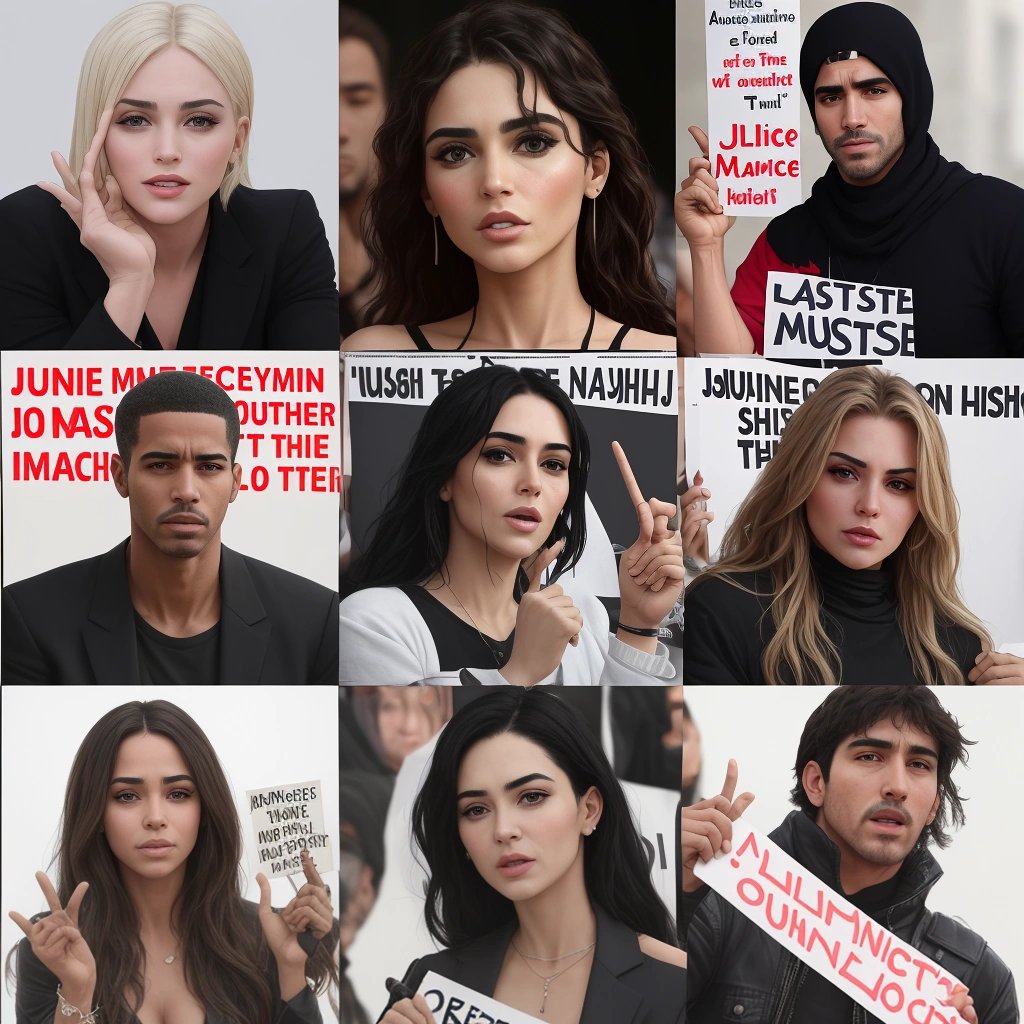 Celebrities demanding justice