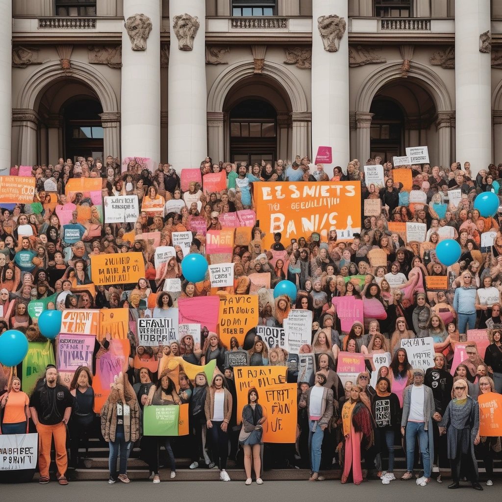 Protest for equality and repeal of the farting ban