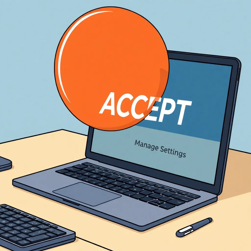 “Accept Cookies” button the size of Belgium