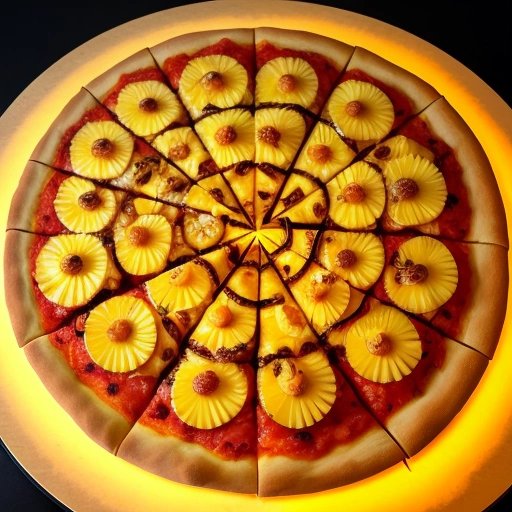 Mysterious pineapple pizza