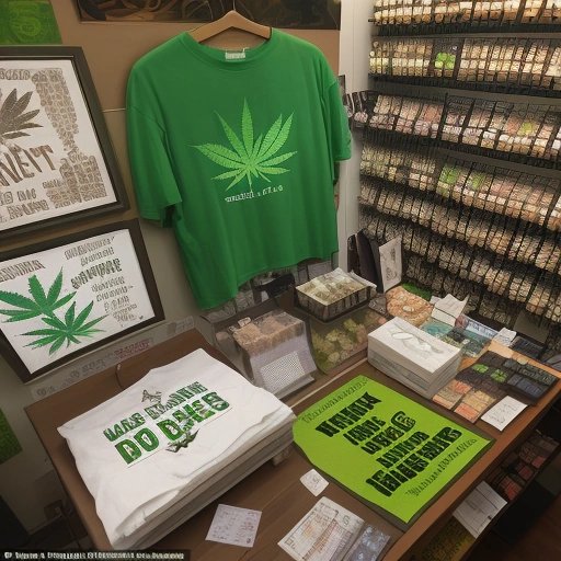 Cannabis paraphernalia tailored to the effects of Amnesia Haze