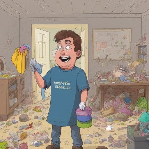 Clean Carl refusing to stop cleaning