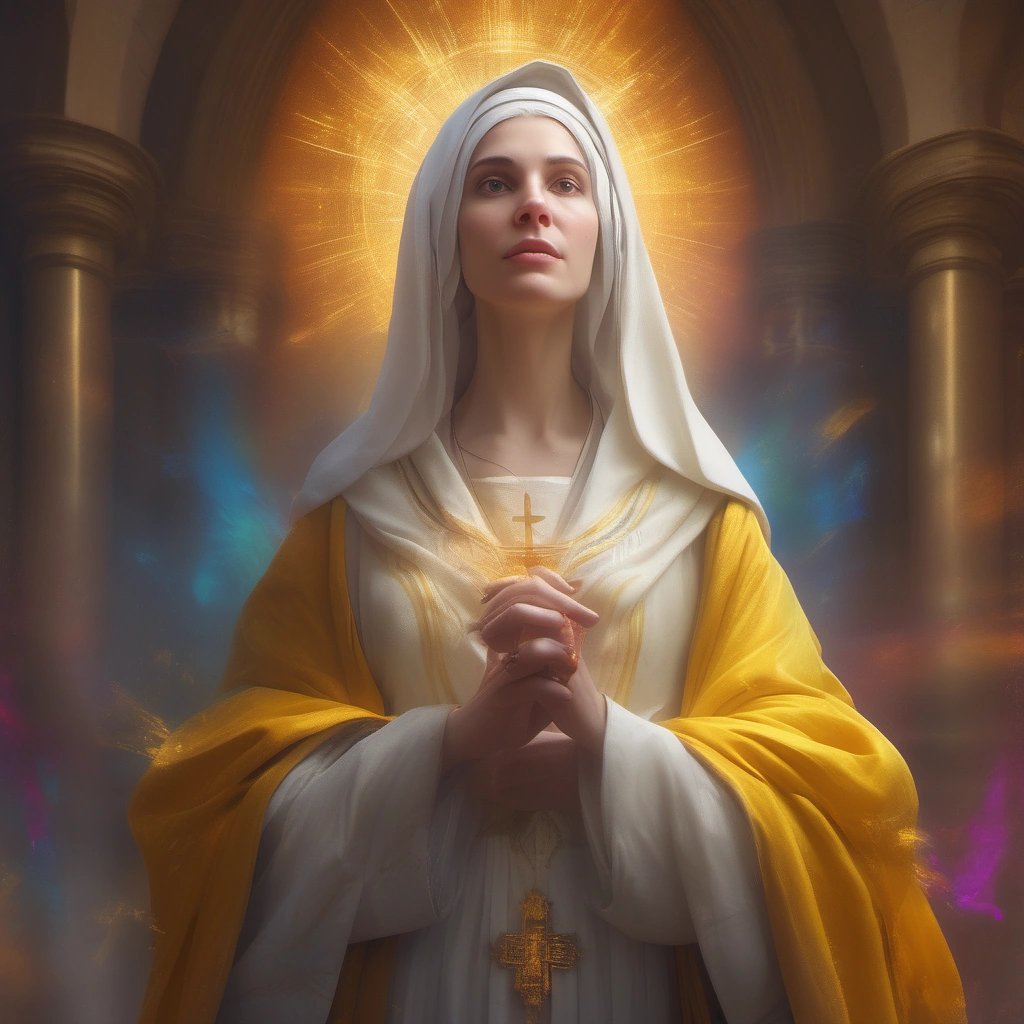 St. Catherine of Siena addressing an audience