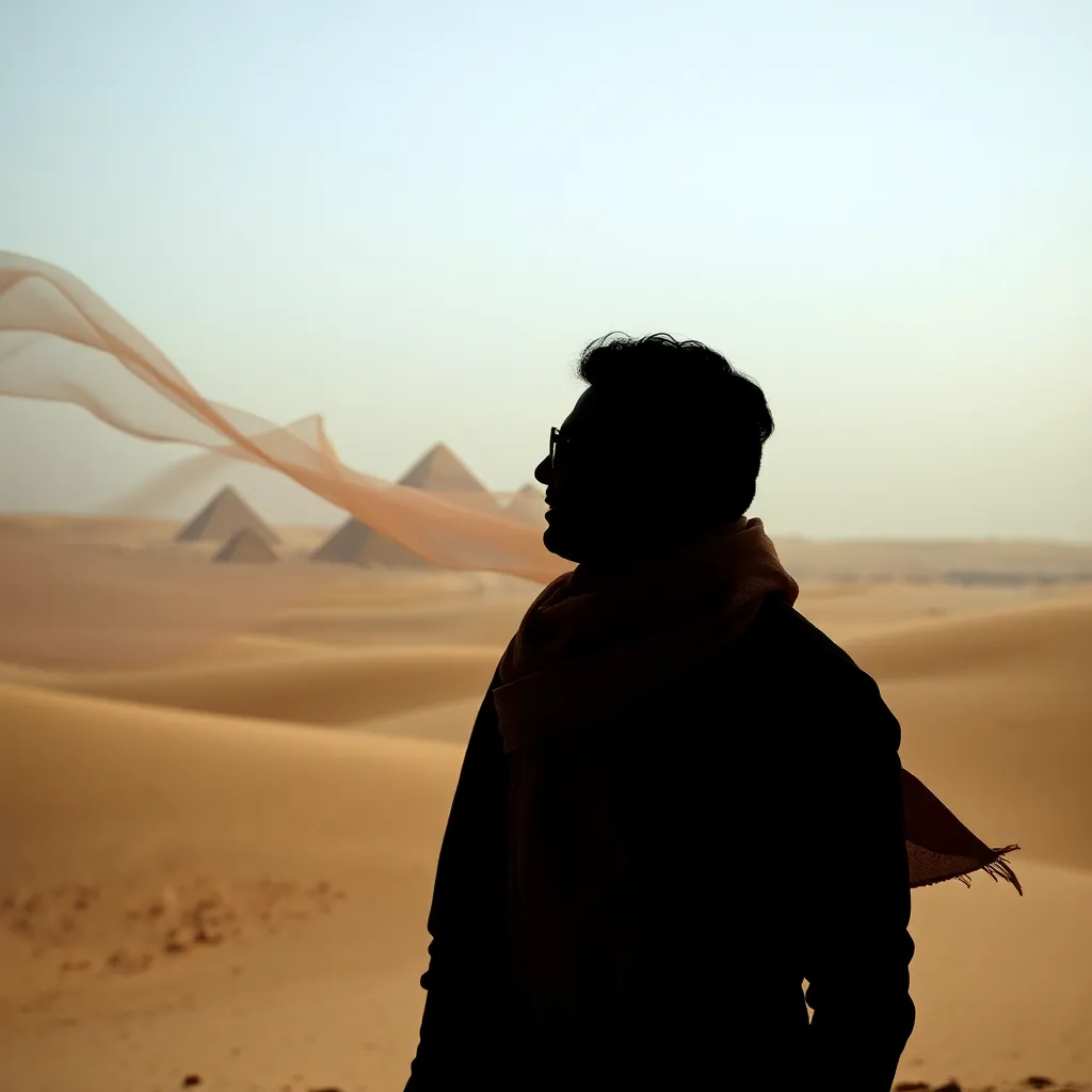 Closing image: wind lifting sand “blowing in our faces”