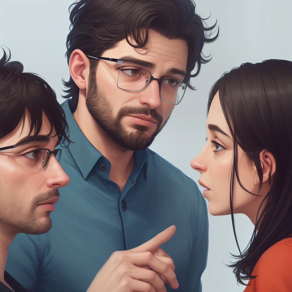Coworkers discussing Vinny's behavior