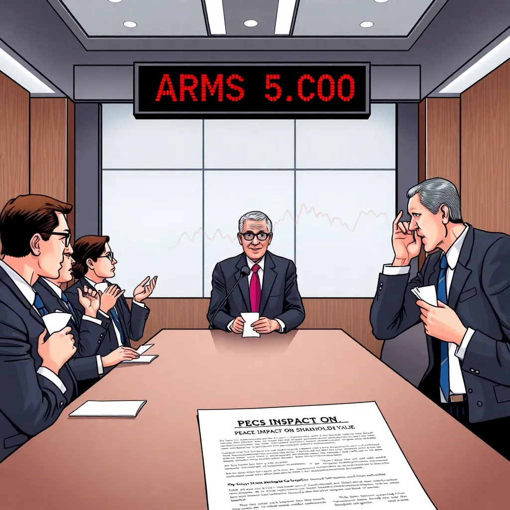 Defence contractors react: “controlled sobbing”