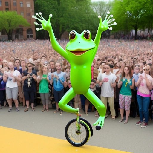 Excited onlookers surrounding Dat Boi